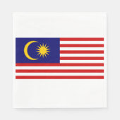 Flagge Malaysias Serviette (Vorderseite)