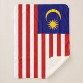 Flagge Malaysias Sherpadecke (Vorderseite)