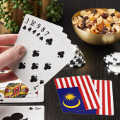 Flagge Malaysias Spielkarten (In Situ)