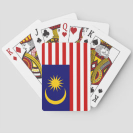 Flagge Malaysias Spielkarten