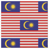 Flagge Malaysias Stoff (Nahaufnahme)
