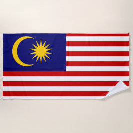 Flagge Malaysias Strandtuch
