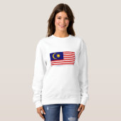 Flagge Malaysias Sweatshirt (Vorne ganz)