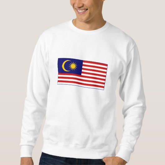 Flagge Malaysias Sweatshirt (Vorderseite)