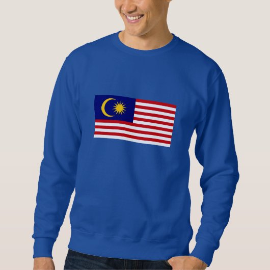 Flagge Malaysias Sweatshirt (Vorderseite)
