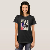 Flagge Malaysias T-Shirt (Vorne ganz)