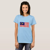 Flagge Malaysias T-Shirt (Vorne ganz)