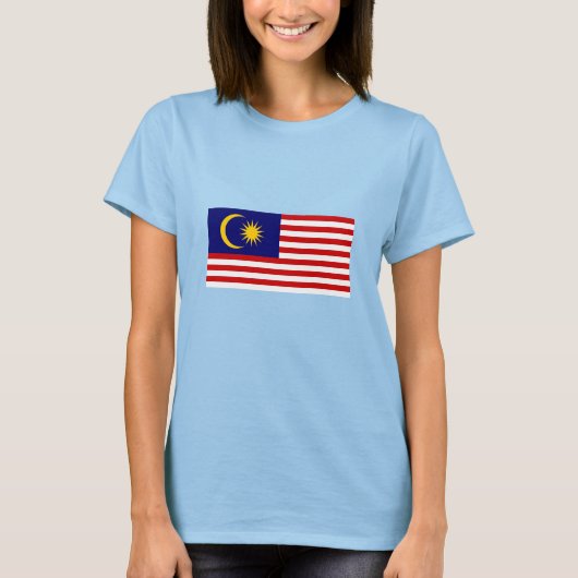 Flagge Malaysias T-Shirt (Vorderseite)