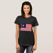Flagge Malaysias T-Shirt (Vorne ganz)