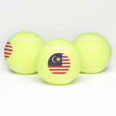 Flagge Malaysias Tennisbälle (Multi)