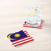 Flagge Malaysias Untersetzer (Vor Ort)