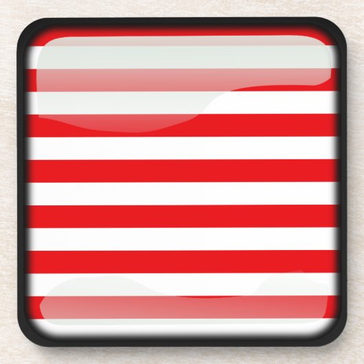 Flagge Malaysias Untersetzer (Vorderseite)