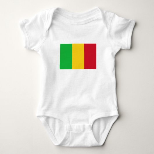 Flagge Malis Baby Strampler (Vorderseite)