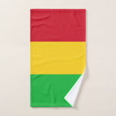 Flagge Malis Badhandtuch Set (Handtuch)