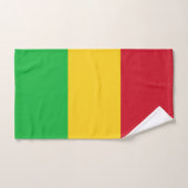 Flagge Malis Badhandtuch Set (Handtuch)