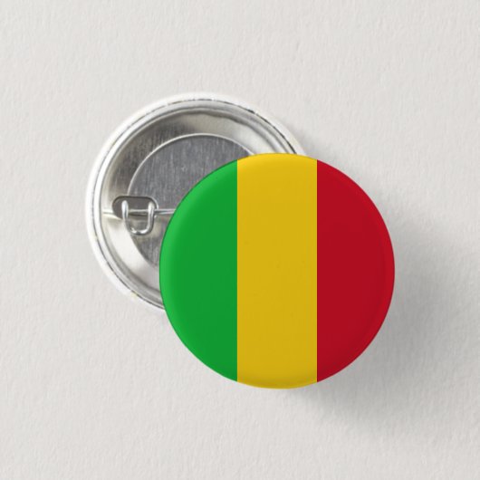 Flagge Malis Button (Vorne & Hinten)