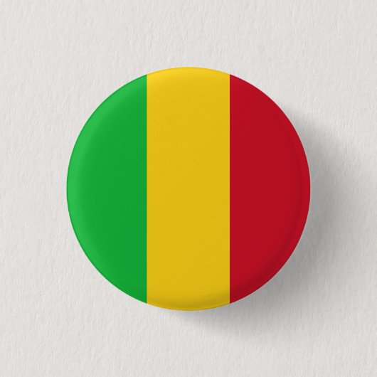 Flagge Malis Button (Vorderseite)