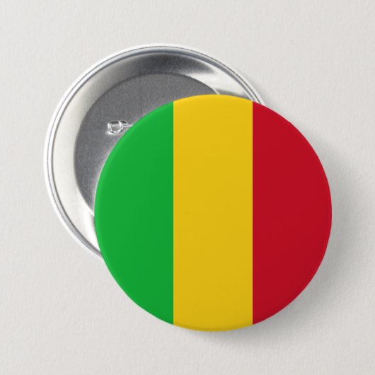 Flagge Malis Button (Vorne & Hinten)