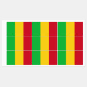 Flagge Malis Etiketten (Blatt)