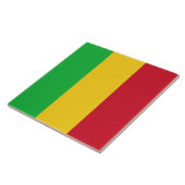 Flagge Malis Fliese (Seite)