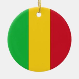 Flagge Malis Keramik Ornament