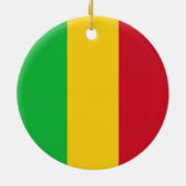 Flagge Malis Keramik Ornament (Hinten)
