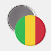 Flagge Malis Magnet (Vorderseite/Rückseite)