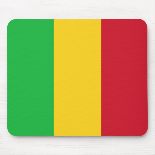 Flagge Malis Mousepad (Vorne)