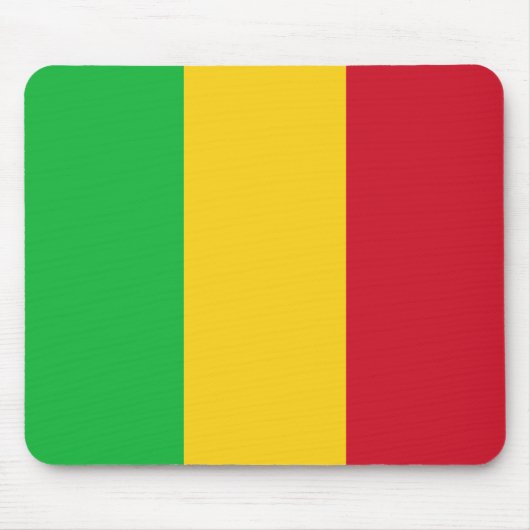 Flagge Malis Mousepad (Vorne)