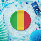 Flagge Malis Pappteller (Party)