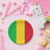 Flagge Malis Pappteller (Party)