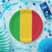 Flagge Malis Pappteller (Party)