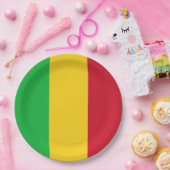 Flagge Malis Pappteller (Party)