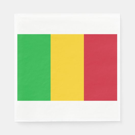 Flagge Malis Serviette (Vorderseite)