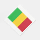 Flagge Malis Serviette (Ecke)