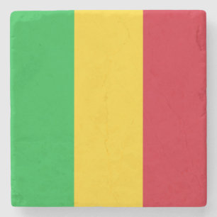Flagge Malis Steinuntersetzer