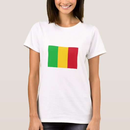 Flagge Malis T-Shirt (Vorderseite)