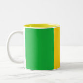 Flagge Malis Zweifarbige Tasse (Links)