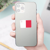 Flagge Maltas Aufkleber (Telefon)