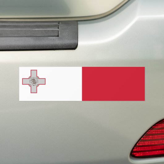 Flagge Maltas Autoaufkleber (Auf Auto)