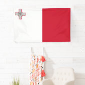 Flagge Maltas Banner (Insitu)