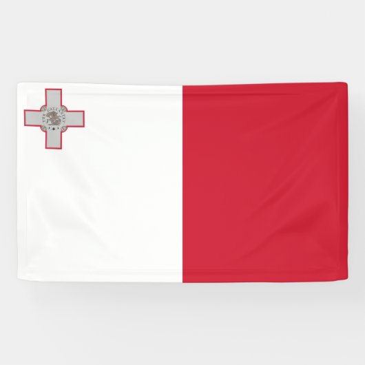 Flagge Maltas Banner (Horizontal)