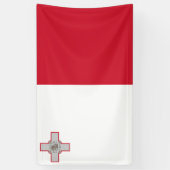 Flagge Maltas Banner (Vertikal)