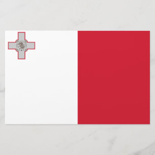 Flagge Maltas Briefpapier