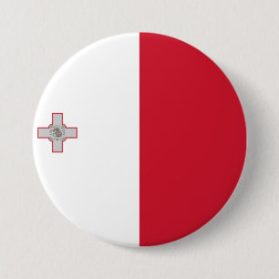 Flagge Maltas Button