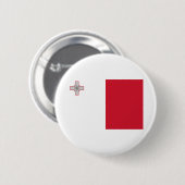 Flagge Maltas Button (Vorne & Hinten)
