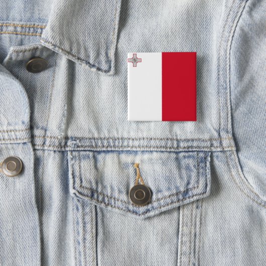 Flagge Maltas Button (Beispiel)