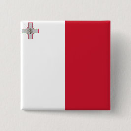 Flagge Maltas Button