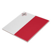 Flagge Maltas Fliese (Seite)