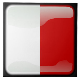 Flagge Maltas Fliese